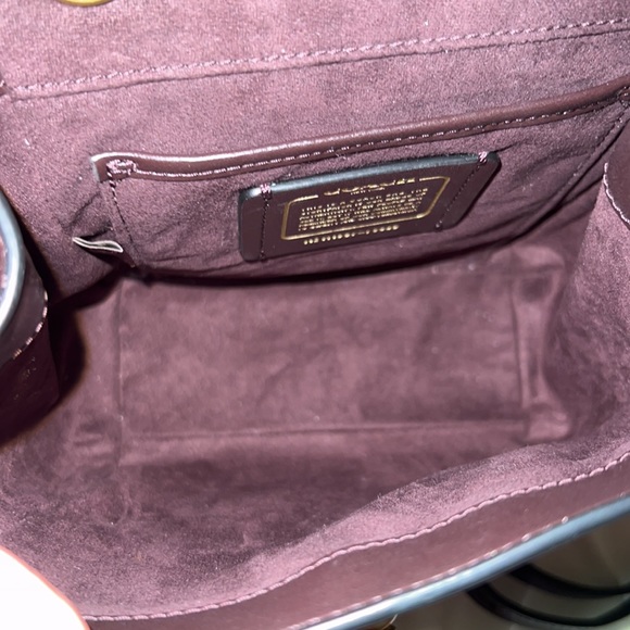 Coach backpack with snakeskin accent - Picture 6 of 13